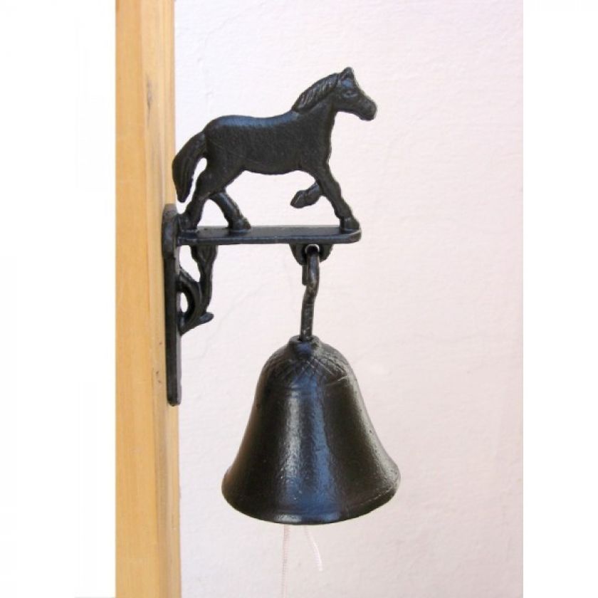 Litinový zvonek KŮŇ malý