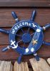 foto: Námořnická dekorace KORMIDLO 32 cm tmavě modré