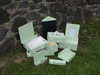 foto: Tabule na poznámky PASTELOVĚ ZELENÁ