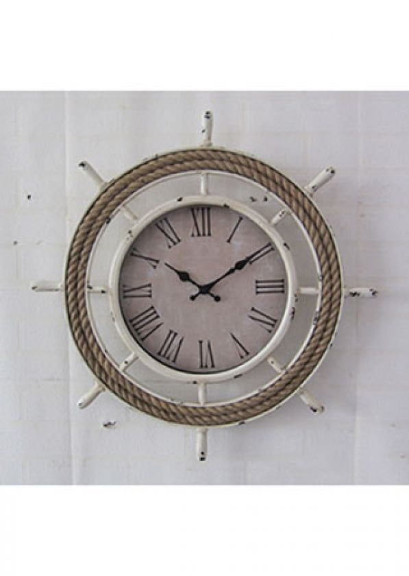 foto: Kovové nástěnné hodiny KORMIDLO