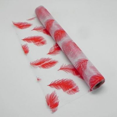 foto: Organza PEŘÍČKO červená