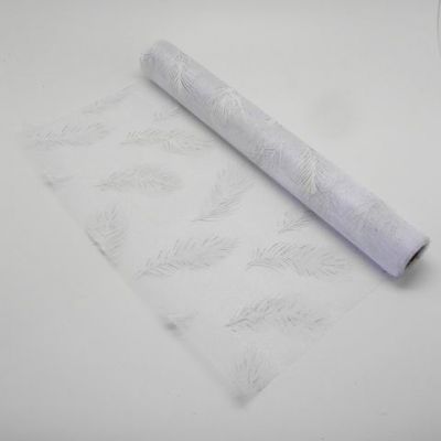 foto: Organza PEŘÍČKO bílá