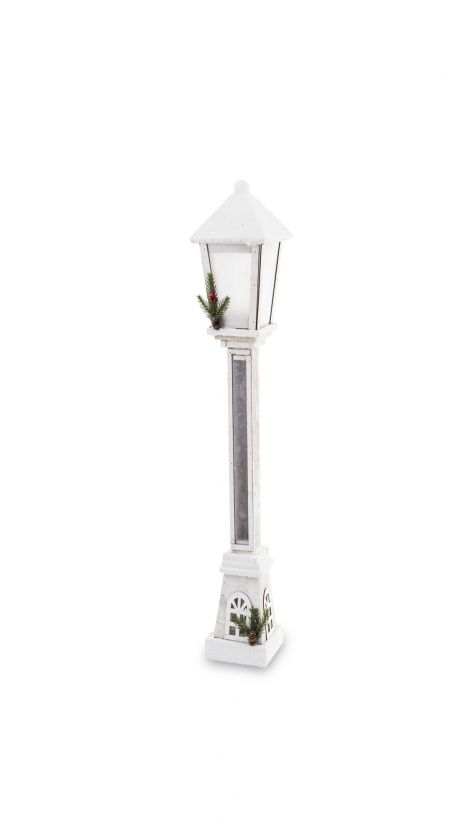 foto: Dřevěná LED Lucerna, lampa BÍLÁ