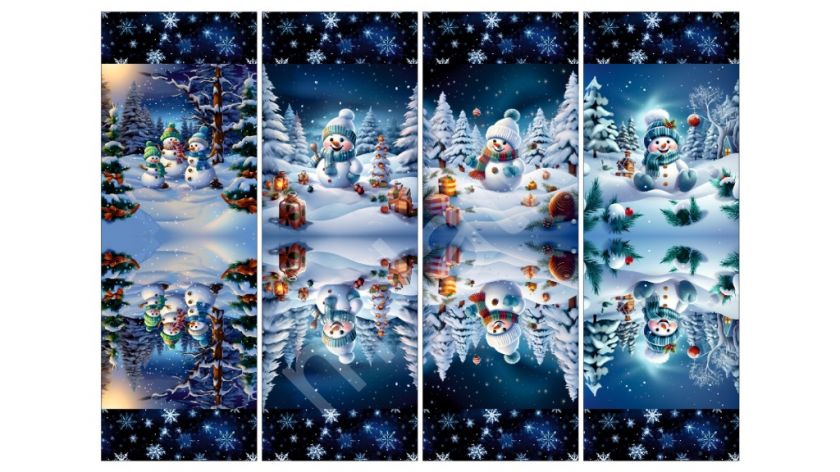 Adventní kalendář 24 pytlíčků SNĚHULÁK