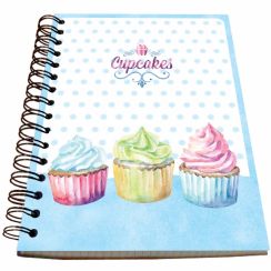 foto: A5 Spirálový blok na recepty CUPCAKES