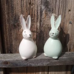 foto: Porcelánový zajíček na pověšení