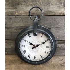 foto: Kovové  nástěnné  hodiny 38 cm