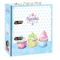 foto: A5 Kroužkový pořadač na recepty CUPCAKES