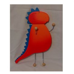 foto: Dřevěný věšák DINOSAURUS