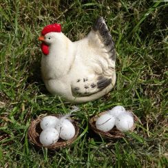 foto: Dekorace HNÍZDO  s vajíčky