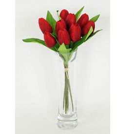foto: Pugét tulipánů 9 ks ČERVENÁ