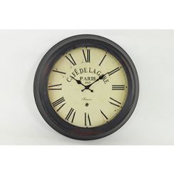 foto: Kovové nástěnné hodiny 47  cm