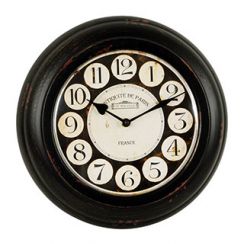 foto: Kovové nástěnné hodiny  32 cm