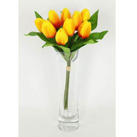 foto: Pugét tulipánů 9 ks ORANŽOVÁ