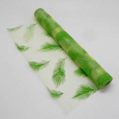 foto: Organza PEŘÍČKO zelená