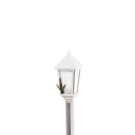 Dřevěná LED Lucerna, lampa BÍLÁ