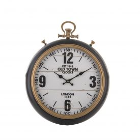 Kovové  nástěnné  hodiny 52 cm
