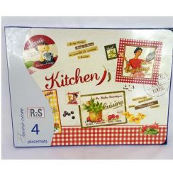 foto: Korkové prostírání RETRO KUCHYŇ velké