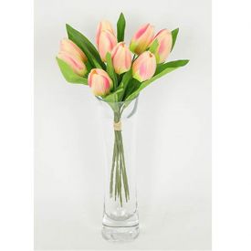 foto: Pugét tulipánů 9 ks RŮŽOVÁ