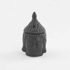 foto: Keramická aroma lampa dekor BUDDHA ČERNÁ