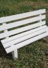 foto: Dřevěná lavička DEKORAČNÍ bílá