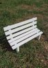 foto: Dřevěná lavička DEKORAČNÍ bílá
