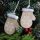 foto: Vánoční dřevěné RUKAVICE s kožešinkou